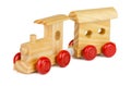 Wooden toy train Royalty Free Stock Photo