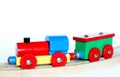 Wooden Toy Train Royalty Free Stock Photo