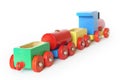 Wooden Toy Train Royalty Free Stock Photo