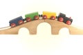 Wooden toy train