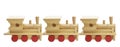 Wooden Toy Trains