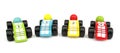 Wooden toys race cars Royalty Free Stock Photo