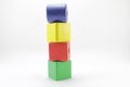 Wooden Toys or Toy Blocks Royalty Free Stock Photo