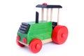 Wooden tractor Royalty Free Stock Photo