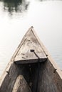 Wooden traditional canoe Royalty Free Stock Photo