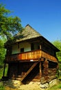 Wooden traditional house from past centurie