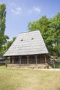 Wooden traditional romanian house Royalty Free Stock Photo
