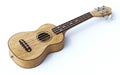 Wooden traditional soprano ukulele 3D