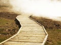 Wooden trail Royalty Free Stock Photo