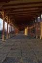 Wooden train station in estonia Royalty Free Stock Photo