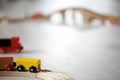 Wooden train toys