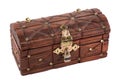 Wooden treasure chest