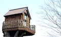 Wooden tree house Royalty Free Stock Photo