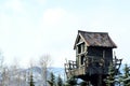 Wooden tree house Royalty Free Stock Photo