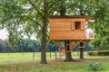 Wooden treehouse Royalty Free Stock Photo