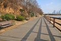 The wooden trestle Royalty Free Stock Photo