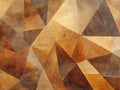 Wooden Triangles Form Geometric Pattern with Rustic Texture and Warm Colors. Design Background Royalty Free Stock Photo