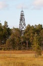 Wooden triangulation point