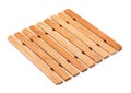 Wooden Trivet Royalty Free Stock Photo