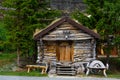 A wooden troll house in Norway