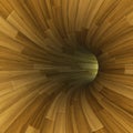 Wooden tunnel. Royalty Free Stock Photo