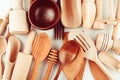The Wooden utensils Royalty Free Stock Photo