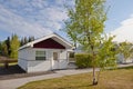 Wooden vacation cabins