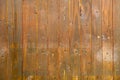 Wooden vertical brown planks. Horizontal background.