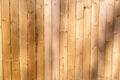 Wooden vertical fence planks