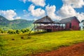 Wooden viewing hut terrace Vinales