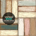 Wooden vintage color texture background.