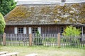 Wooden vintage log house