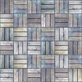 Wooden vintage seamless texture background. Wood tiles for decoration wall. Interior wall panel pattern. Blasted Oak Groove wood Royalty Free Stock Photo