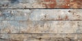 Wooden Vintage Weathered Fence with Grunge Texture. Aged Wood Background. Rustic Retro Hardwood Surface. AI generated.