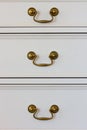 Wooden vintage white drawer