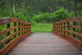 Wooden Walking Bridge - White River County Park