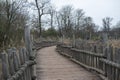 wooden walkway path