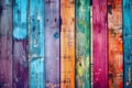 wooden wall, background of boards covered with varnish,multicolored boards, , wooden blocks, bars, Royalty Free Stock Photo