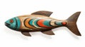 Wooden Wall Mounted Fish: A Modern Twist On Traditional Techniques Royalty Free Stock Photo