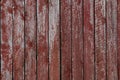 Wooden wall flaking paint