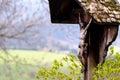 Wooden wayside cross Royalty Free Stock Photo