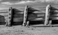 Wooden, weathered sea groyne and metal bolts, gnarled planks of