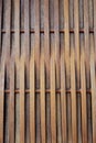 Wooden weave pattern background, Thai handcraft. Royalty Free Stock Photo