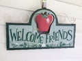 Wooden welcome sign homey