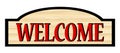 Wooden Welcome Sign Royalty Free Stock Photo