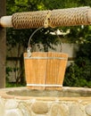 Wooden Well Bucket Royalty Free Stock Photo