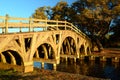 The wooden Whalehead Bridge