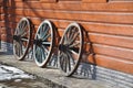 Wooden wheel Royalty Free Stock Photo