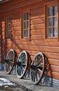 Wooden wheel Royalty Free Stock Photo