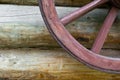 Wooden wheel part